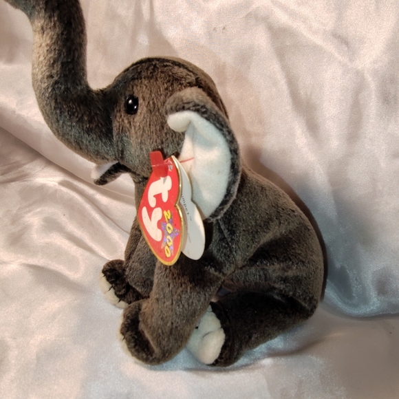 TY Beanie Bear "Trumpet" the Elephant - Picture 5 of 7